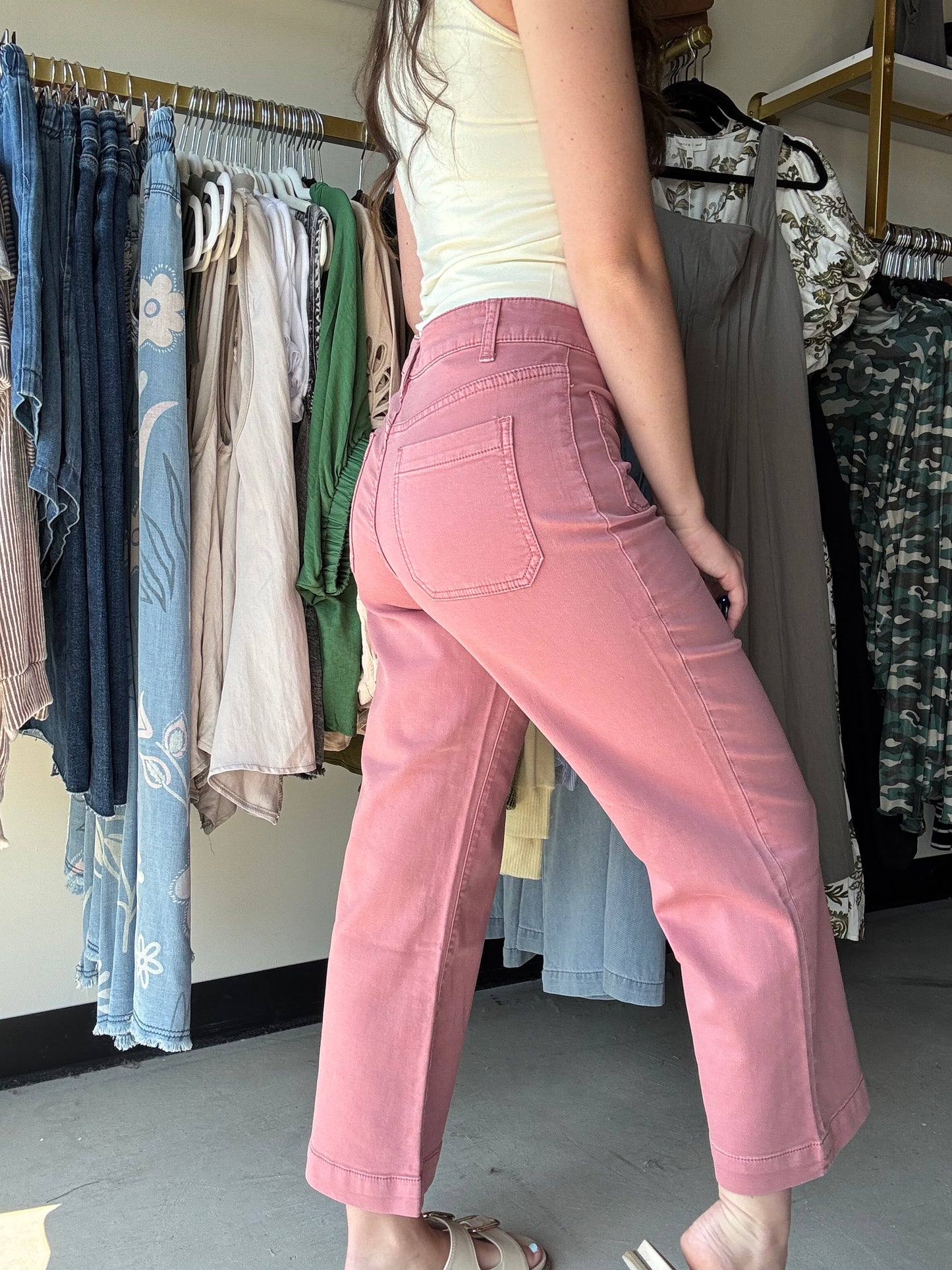 Weathered Rose Sophia Pants
