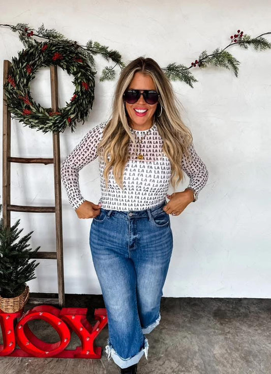 Fa La La Mesh Top - Pre Order