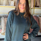 Teal Heather Jasse Top