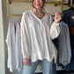 White V Neck Tunic