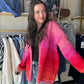 Pink Ombre Effect Cardigan