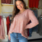 Brick & Ivory Smocked Blouse