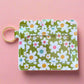 Keychain Wallet - Green Daisy