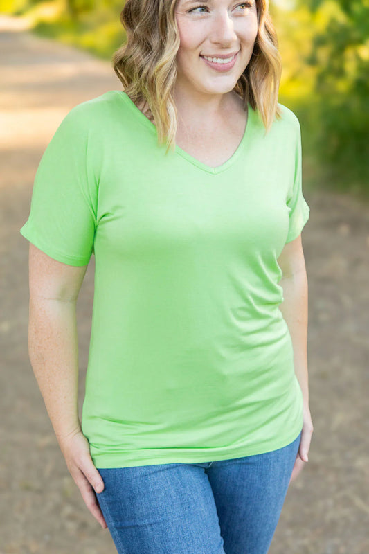 Lime Chloe Cozy Tee