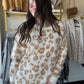 Leopard Eyelash Yarn Sweater