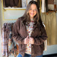 Chocolate Button Hoodie Shacket