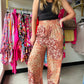 Patch Printed Maxi Pants