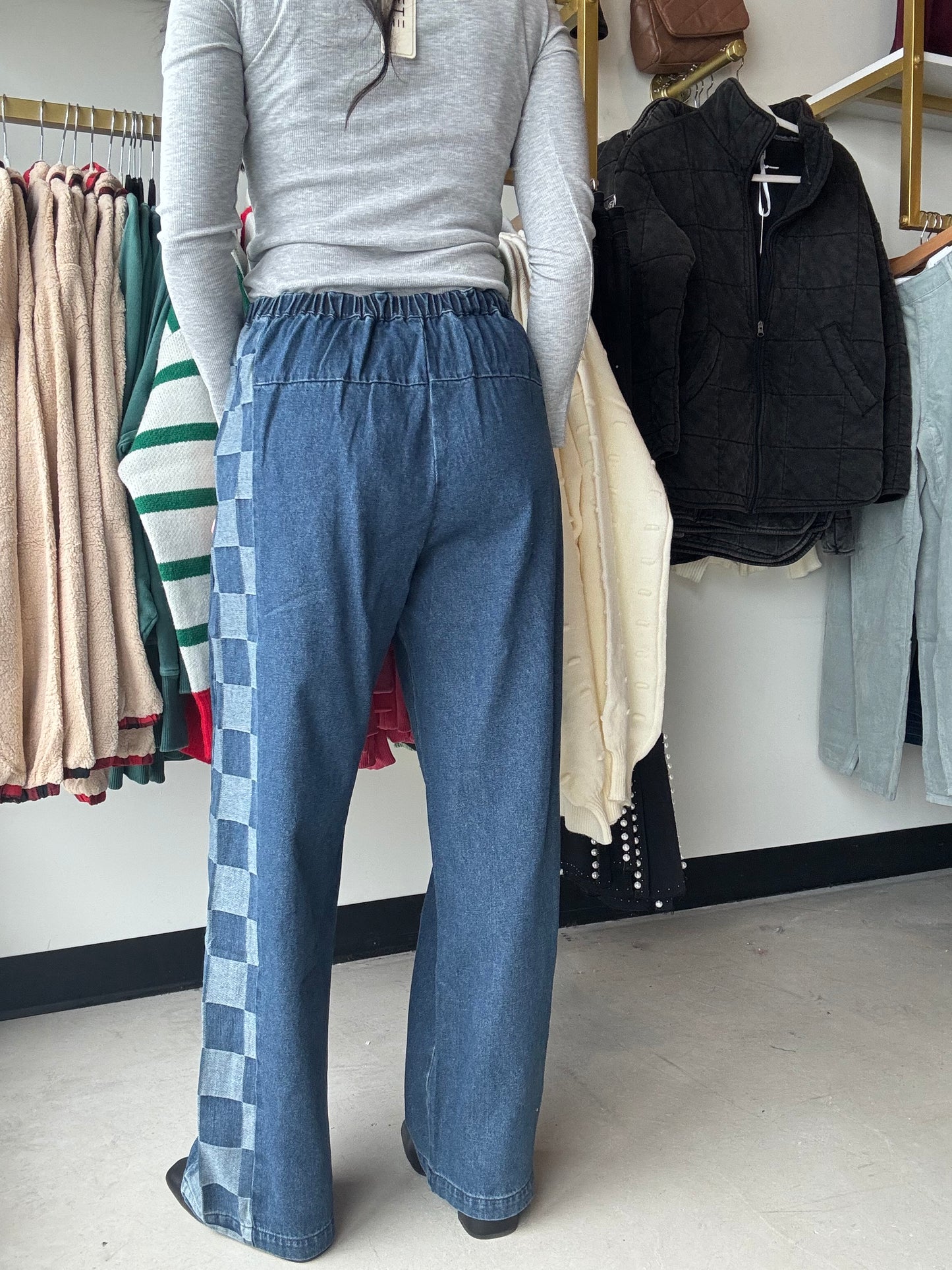 Denim Mix & Match Pants