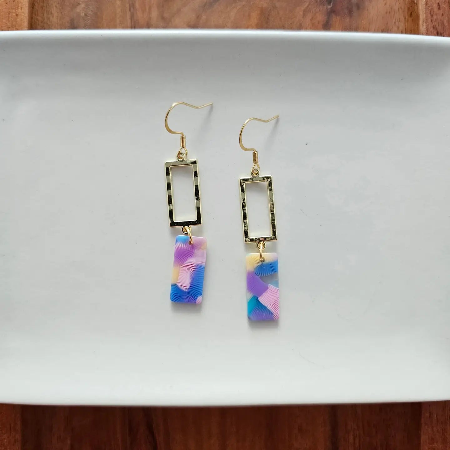 Raya Earrings - Watercolor