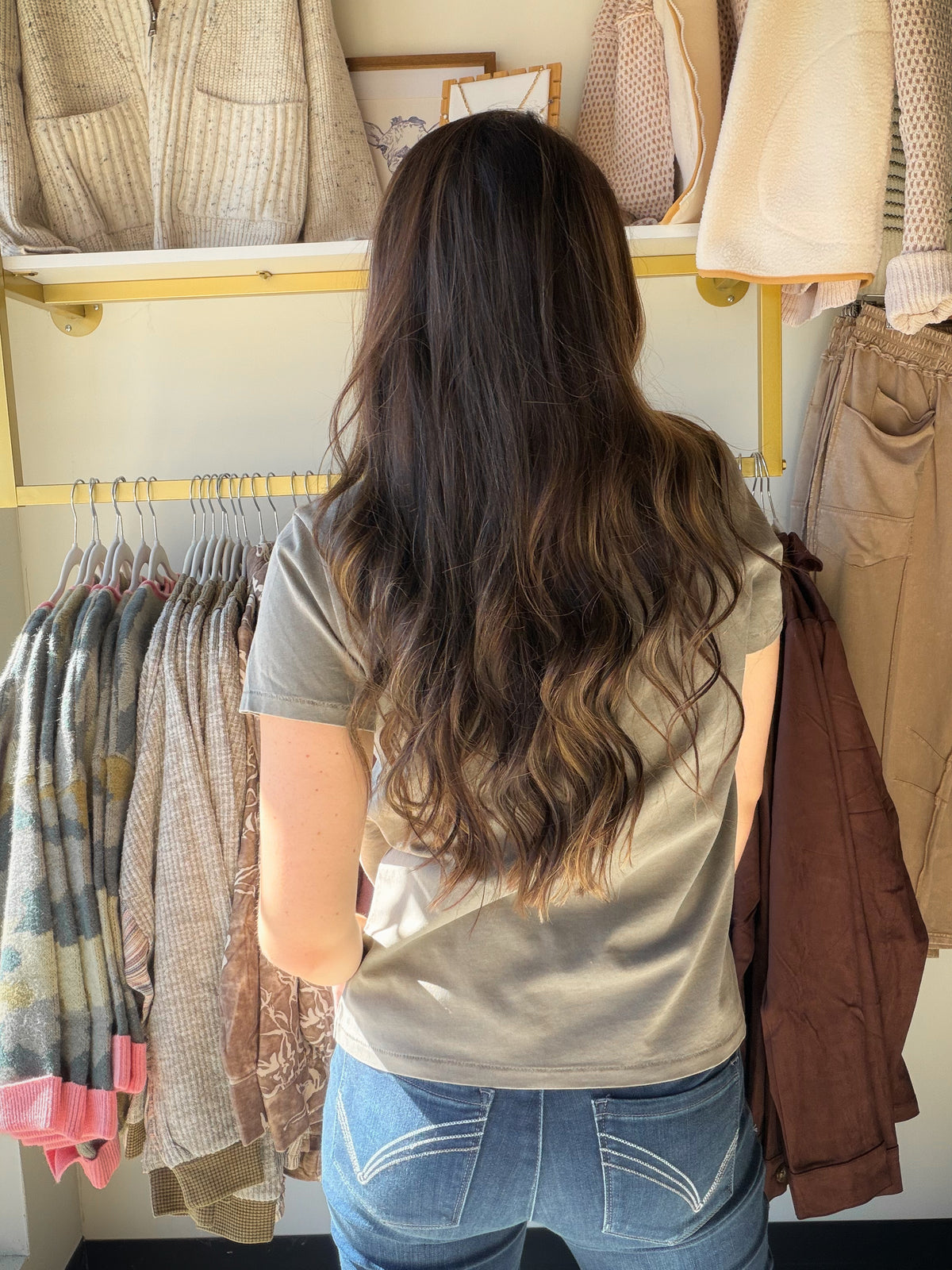 Taupe Asher Tee