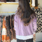 Light Eggplant Acid Wash Pullover