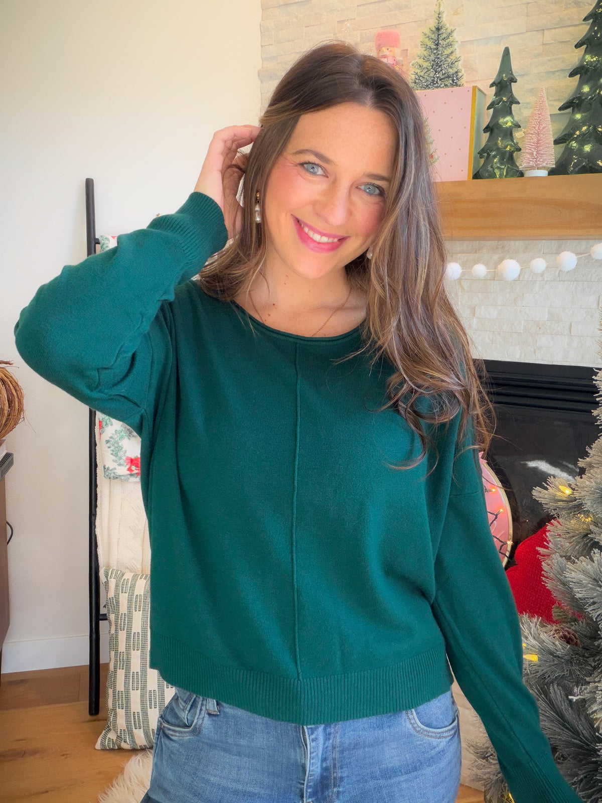 Evergreen Round Neck Sweater