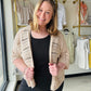 Natural Crochet Dolman Cardigan