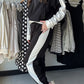 Black & White Athletic Joggers