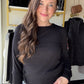 Black Stacey Top