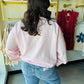 Pink Fruit Market Terry Pullover