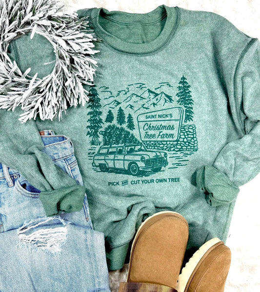 Christmas Tree Farm Crewneck