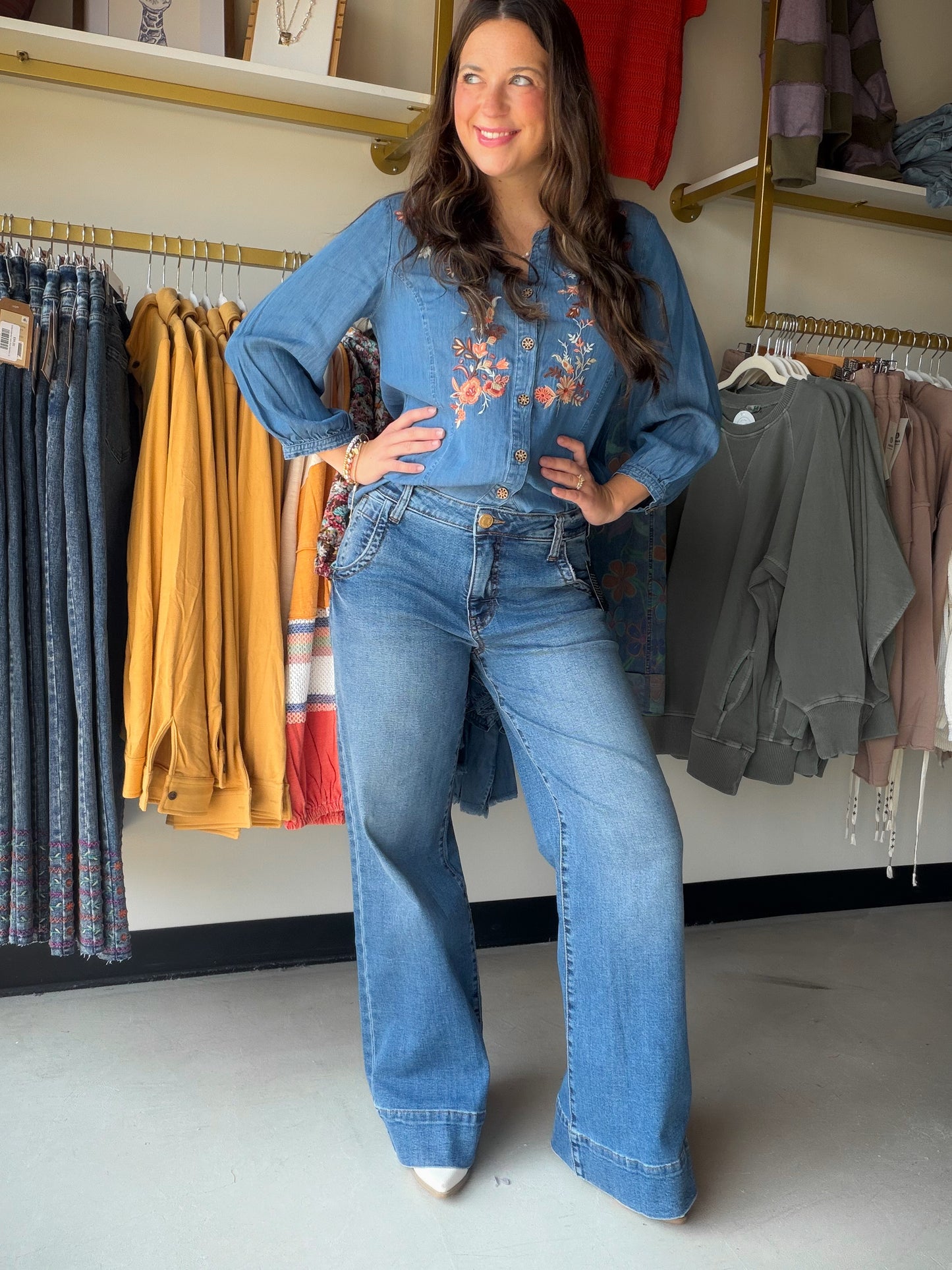 Maya High Rise Wide Leg