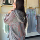 Ash Patchwork Print Hoodie