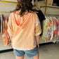 Flower Patch Short Sleeve Hoodie