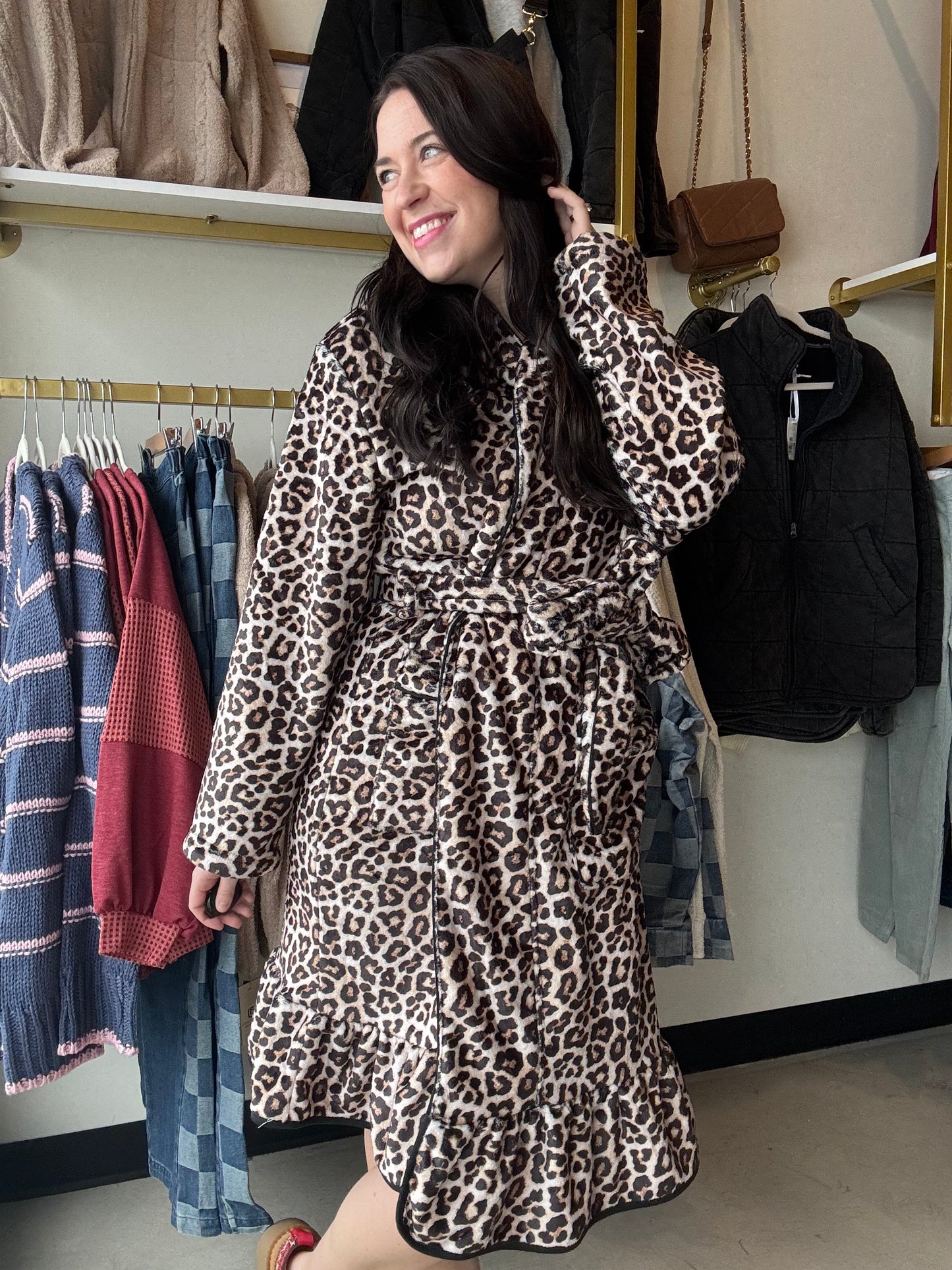 Legacy Lounge Cheetah Robe