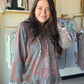 Ash Patchwork Print Hoodie