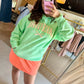 Mint Hooded Fleece Sweatshirt - Lakegirl