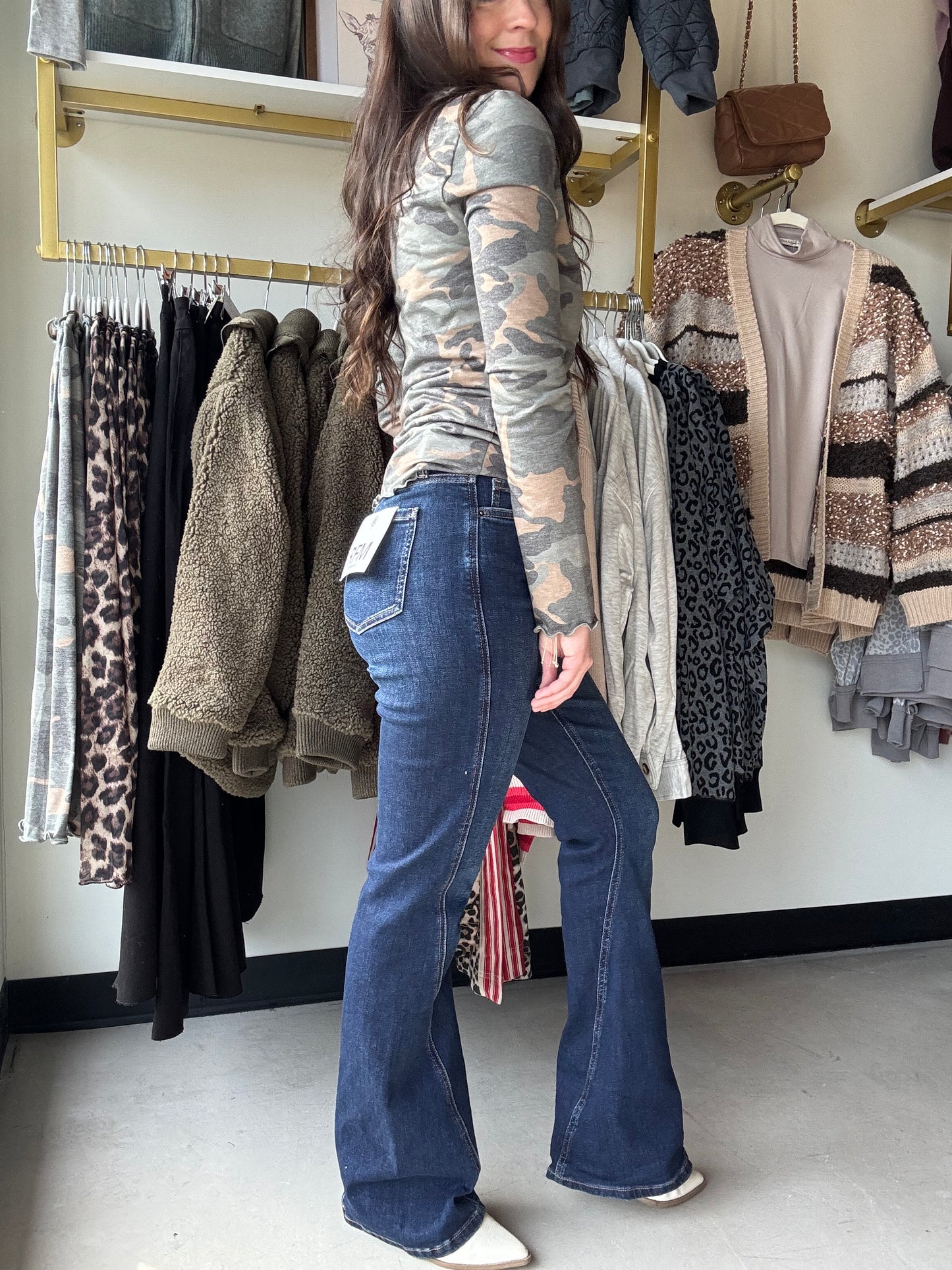 Daisy Angle Flare Jeans - RFM