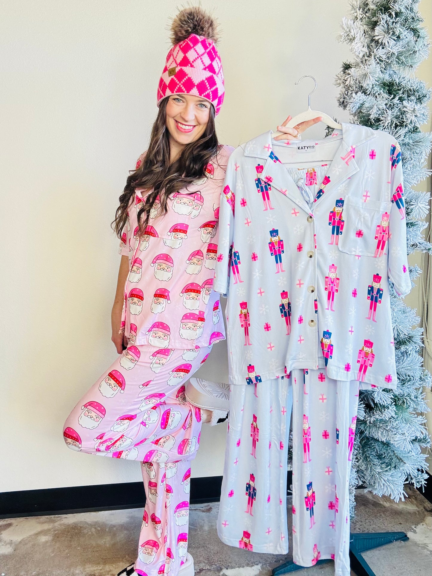Christmas Blue Nutcrackers PJ Set