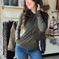 Dark Olive Sweater Hoodie
