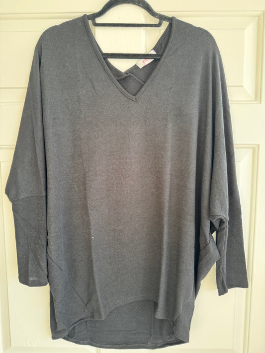 Black Jess Lea Dolman Top