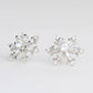 Christmas Snowflake Earrings Spinning Holiday Post Stud