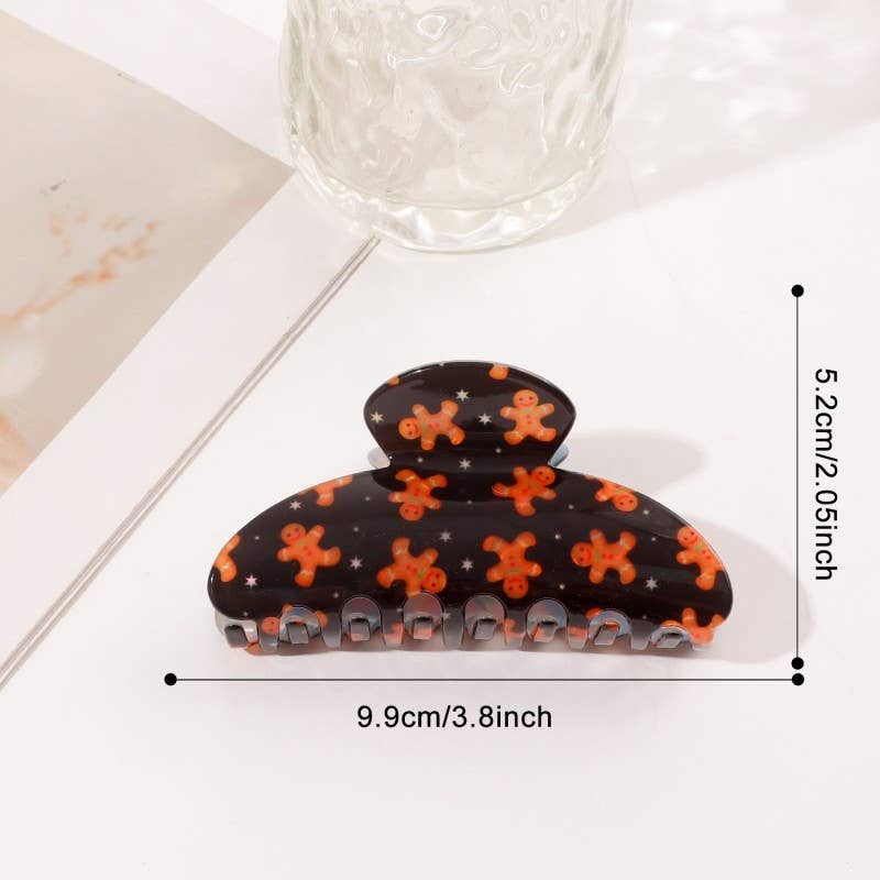 Christmas Jumbo Claw Clips