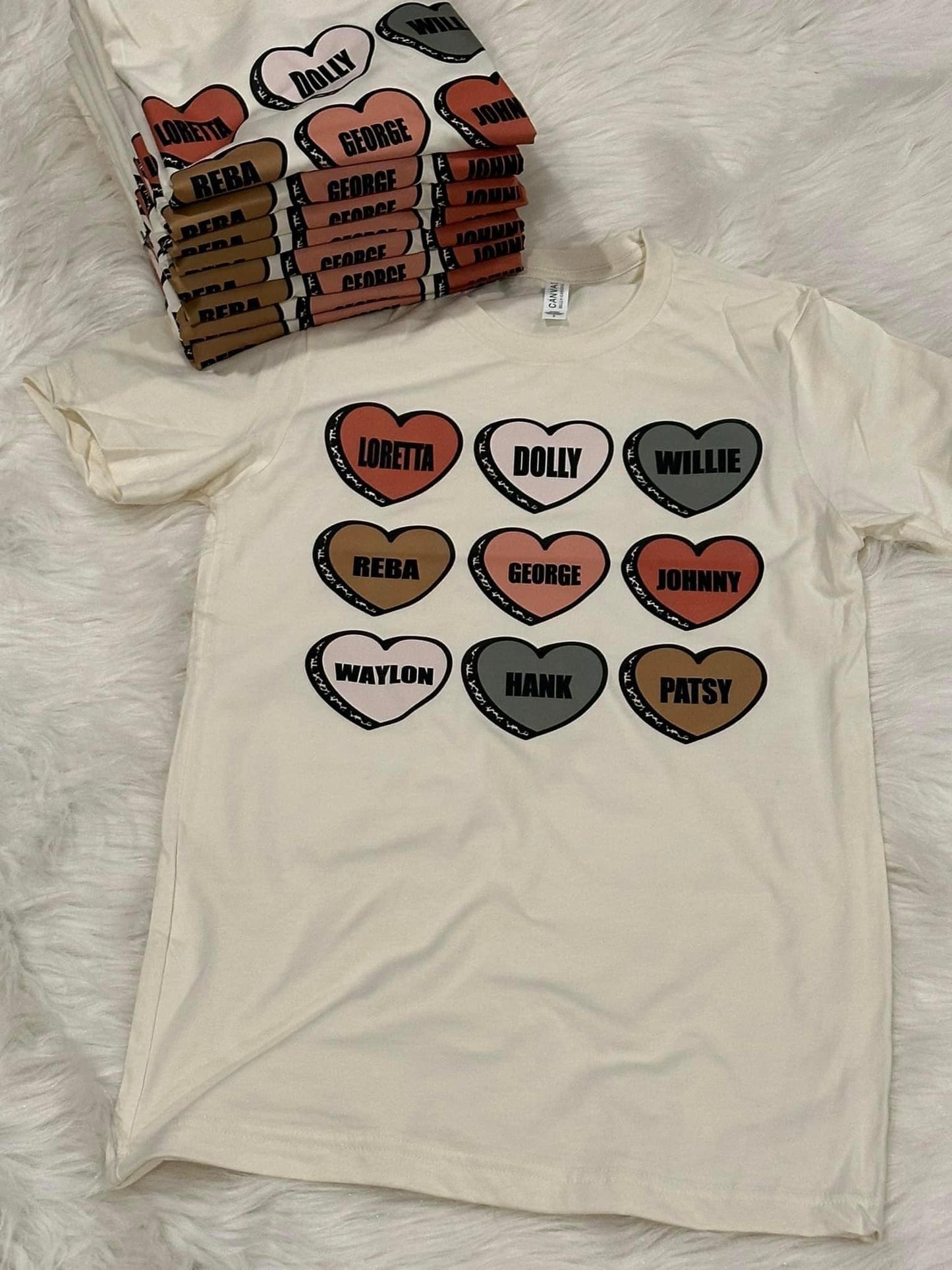 Country Artists Heart Tee