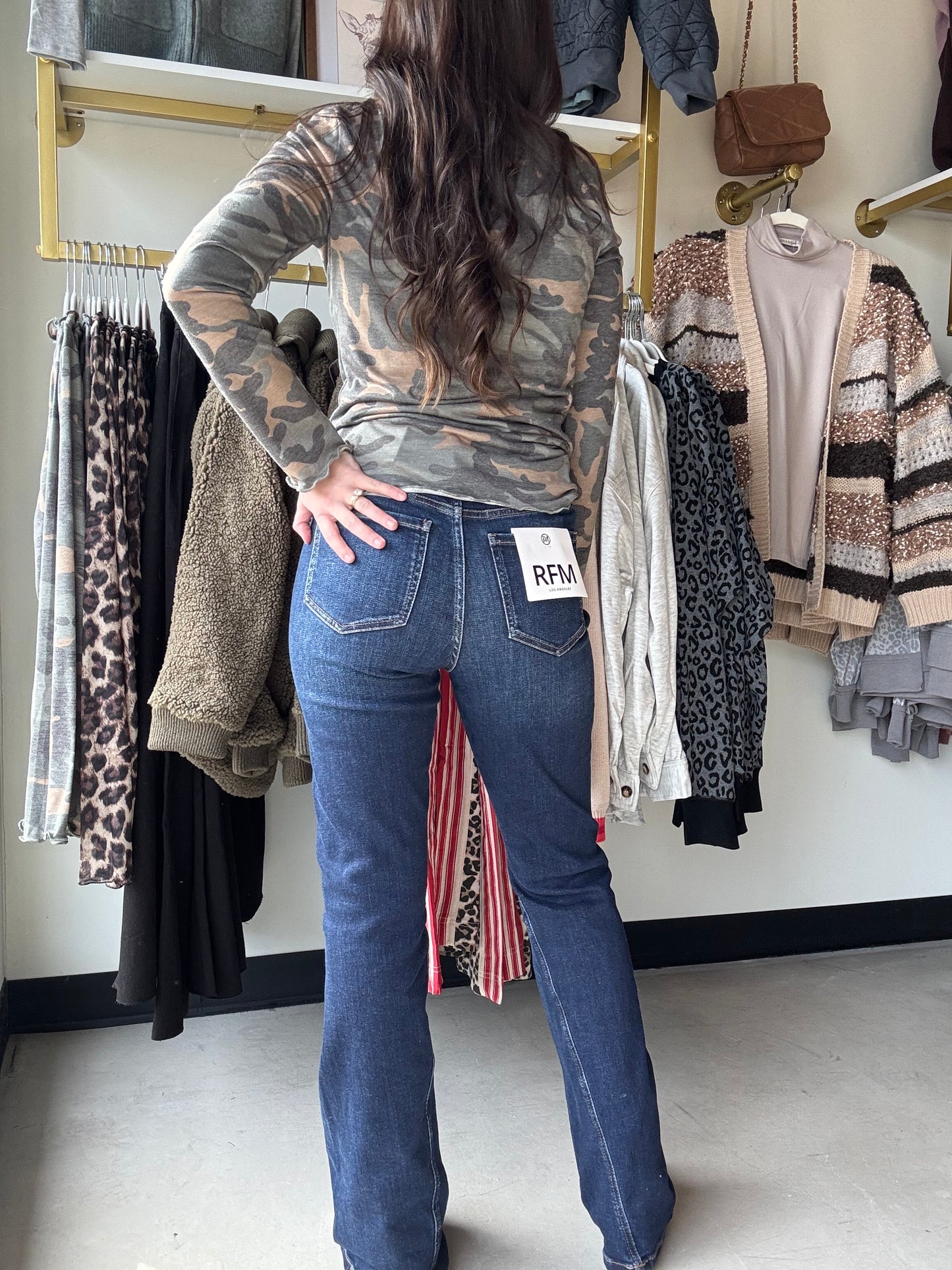 Daisy Angle Flare Jeans - RFM