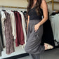 Ash Voluminous Relaxed Fit Pants
