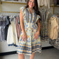 Paisley Printed Challis Dress