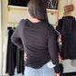 Black Stacey Top