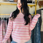 Light Pink Stripe Sweater