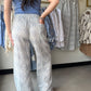 Blue Stripe Relaxed Woven Pants