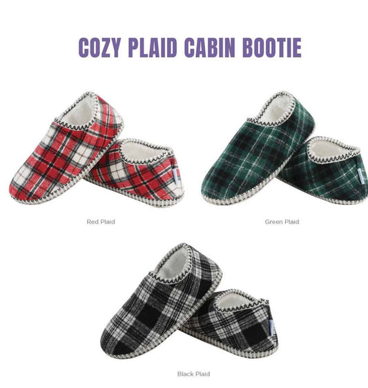Cozy Plaid Cabin Slippers