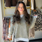 Light Olive Acid Wash Pullover