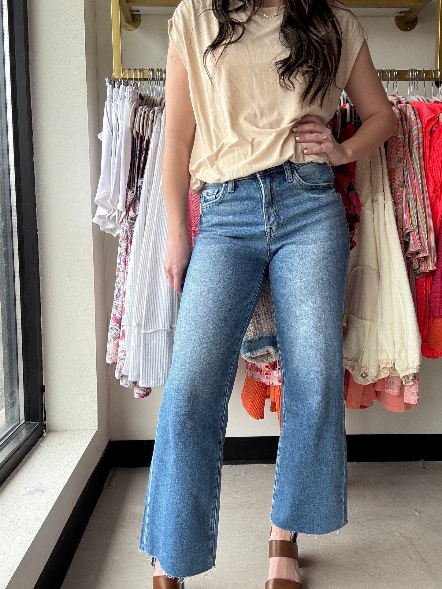 Jubilation Crop Wide Leg - Flying Monkey