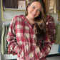 Red Brick Flannel Hoodie