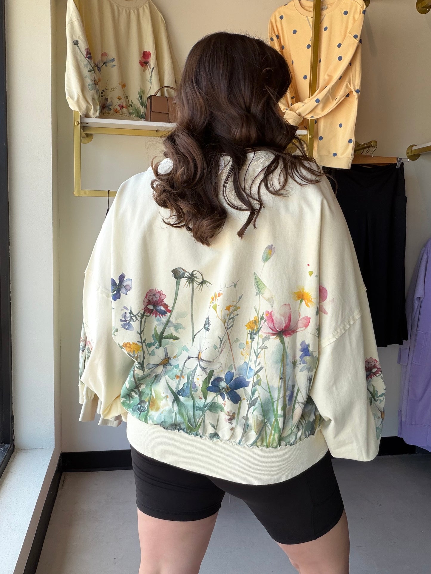 Wildflower Washed Terry Pullover