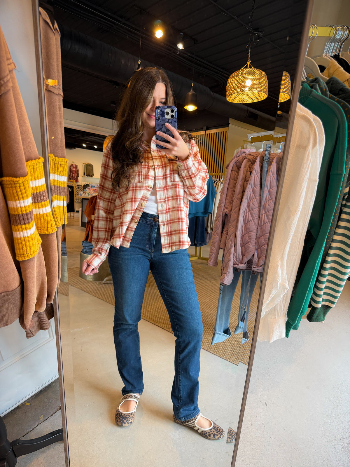 High Rise Straight Leg Jean