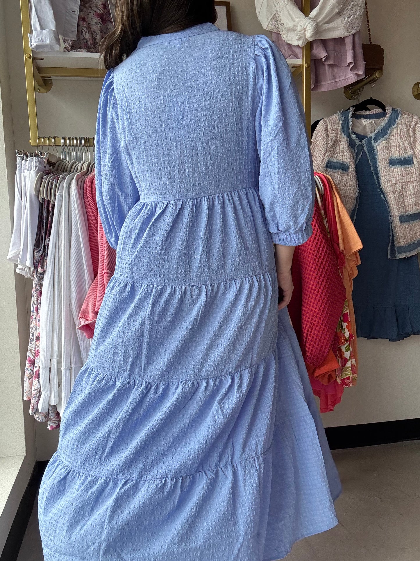 Blue Cameron Dress