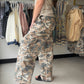 Camo Twill Cargo Pants
