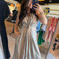 Multi Stripe Front Twist Dress