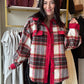 Holiday Plaid Oversized Shacket